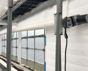 Add energy curtains to your greenhouse walls for a good payback